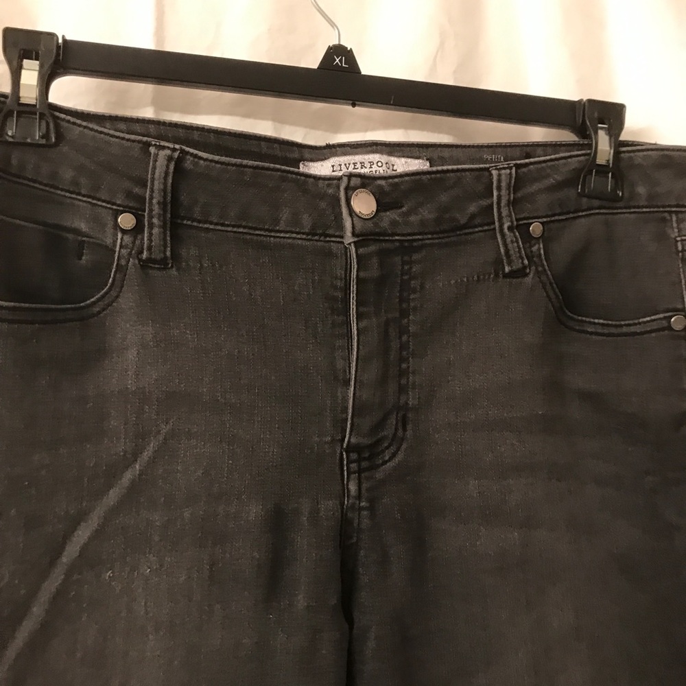 Liverpool dark gray jeans PETITE